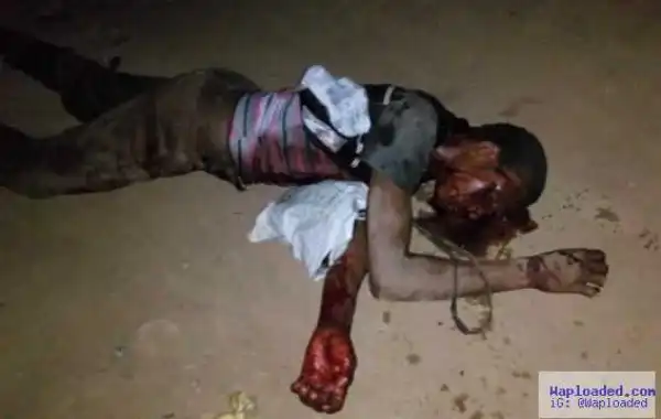 Young man beaten nearly to death for attempting to snatch a lady